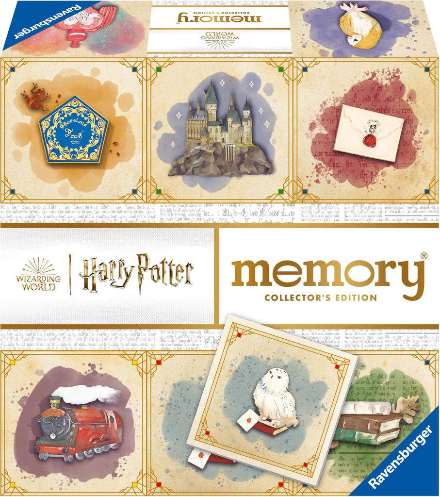 Ravensburger 22349 Collector's memory Harry Potter - Der Klassiker mit magischem Leucht-Effekt entführt 2 bis 8 Harry P
