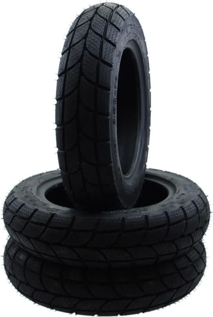 Pneus Hiver 3.50-10 Kenda K701 M+S pour Rouler en Vespa PX par Temps Froid