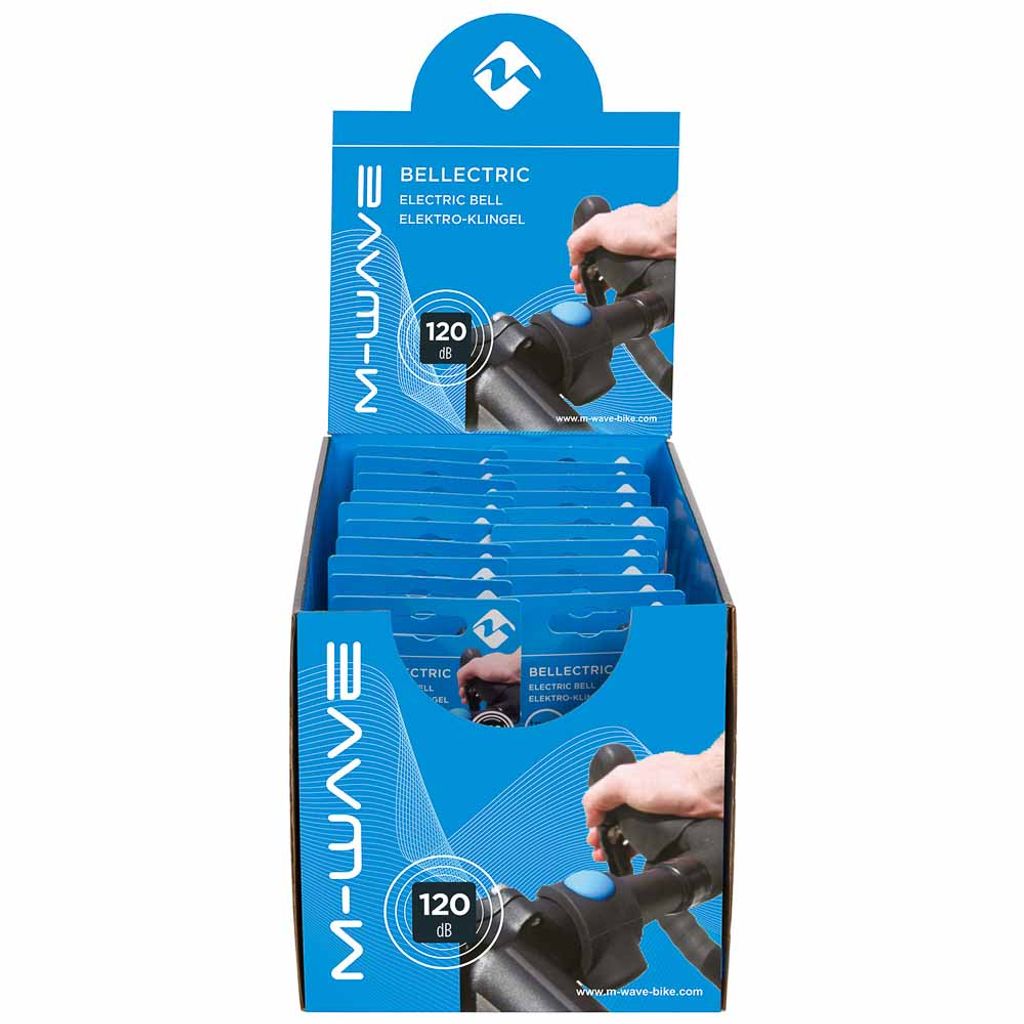 Sonnette Électrique Noire 120DB 420270 M-Wave Vélo