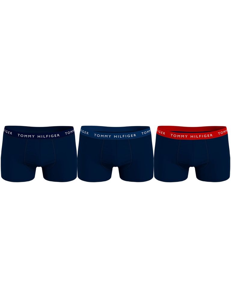 Tommy Hilfiger Underwear Boxershort 3p Trunk in Rot für Herren Herren Bekleidung Unterwäsche Boxershorts 