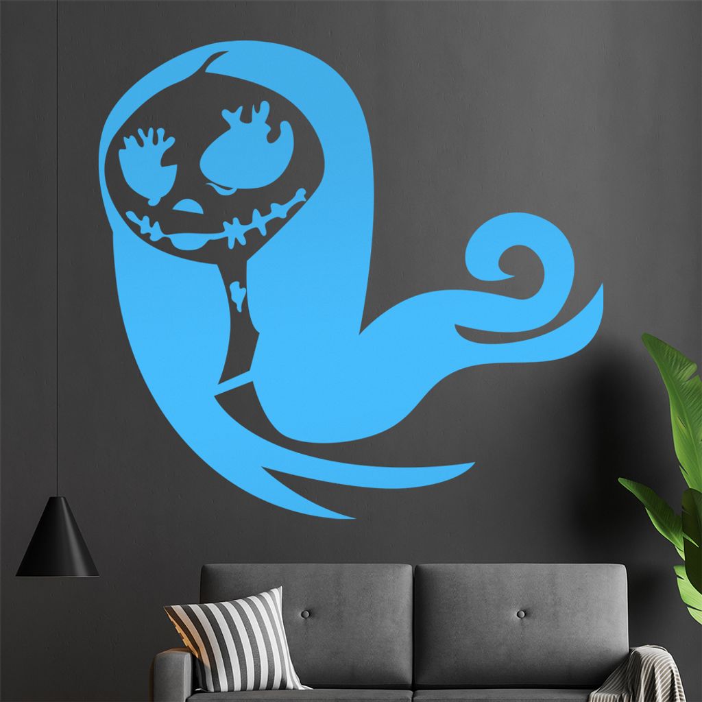 Monster Girl Wandtattoo in 6 Größen - Wandaufkleber Wall Sticker - Dekoration, Küche, Wohnzimmer, Schlafzimmer, Badezimmer