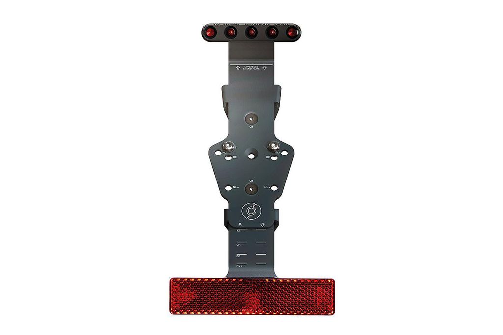 SUPERNOVA L1e Legal Kit Kennzeichenhalterung inkl. Reflektor