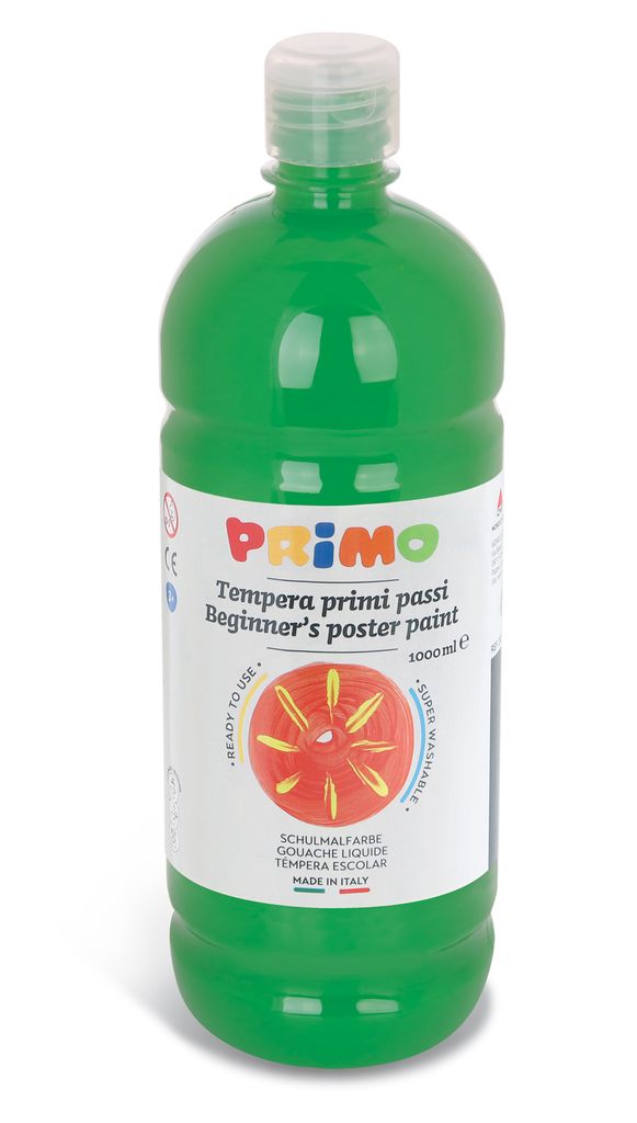 Primo 204BR1000610 Tempera-Farbe 1000 ml Flasche Grün
