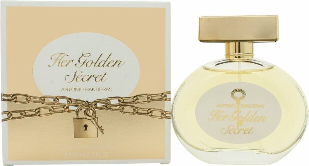 A perfume bottle and its box are displayed side-by-side against a white background.