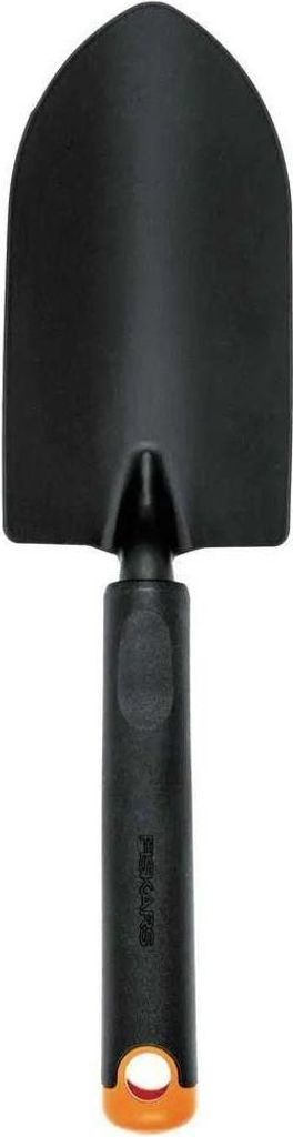 Fiskars Ergo, Gartenkelle, Stahl, Schwarz, Taper, Produktbild 