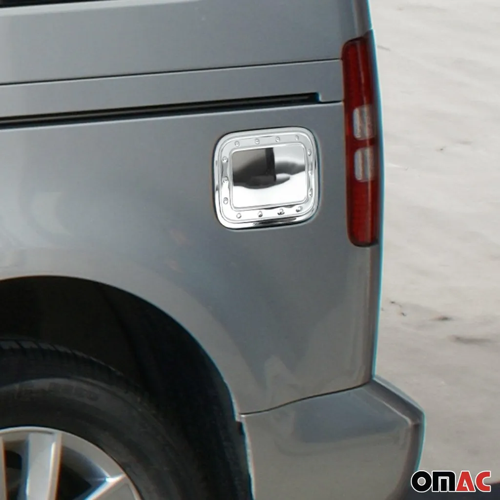 Cornice Tappo Serbatoio VW Caddy 2003-2015 Inox Silver Chrome - 3