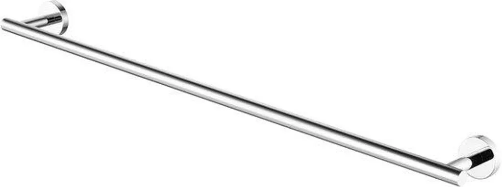 Porte-serviettes 75 cm en acier inoxydable poli pour salle de bain chic
