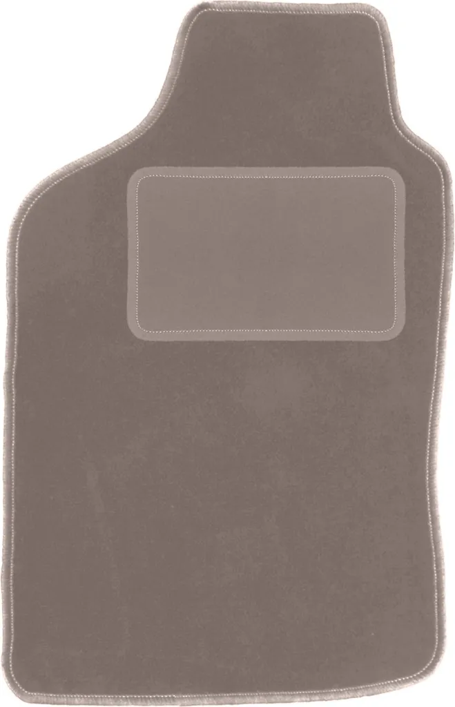Tappetino Velluto Beige per Nissan Micra K10 1983-1991 - Fissaggi Inclusi