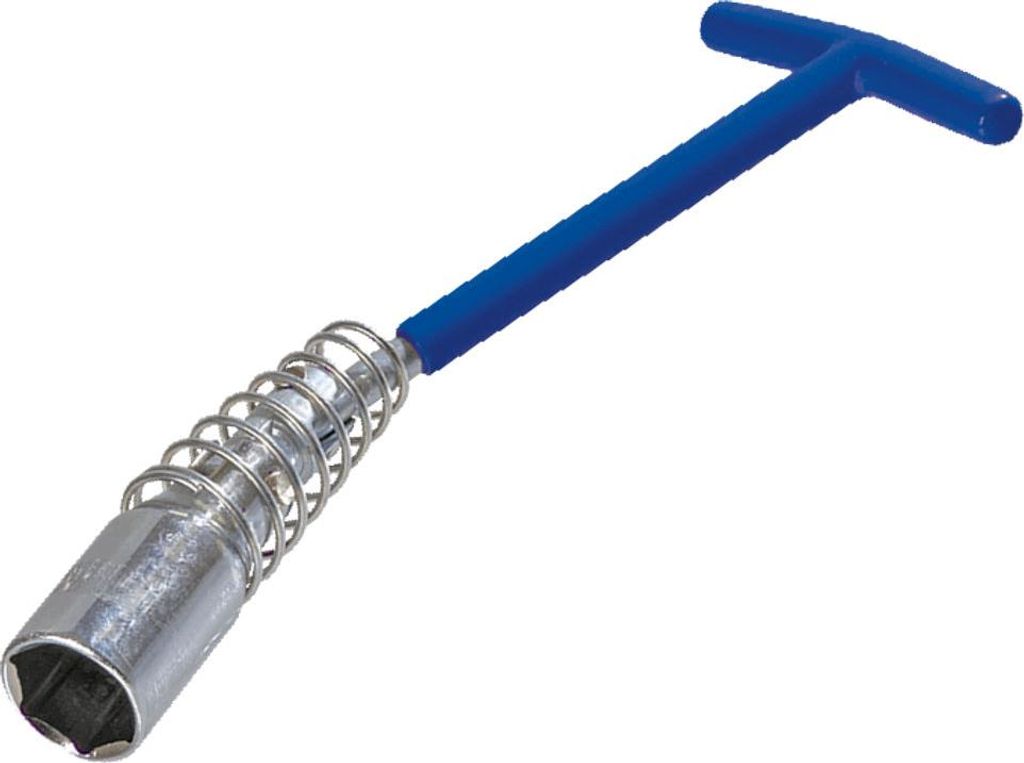 Zündkerzenschlüssel mit Gelenk T-Griff 21mm CrV