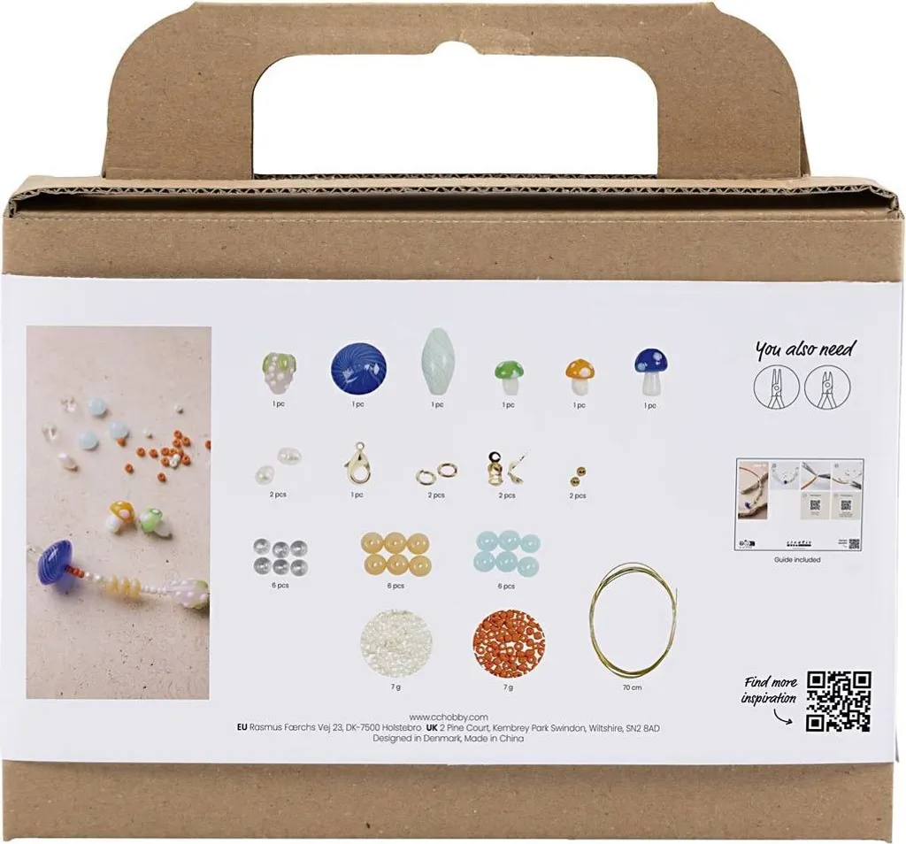 Activités créatives : kit complet pour créer collier et boucles DIY - 2