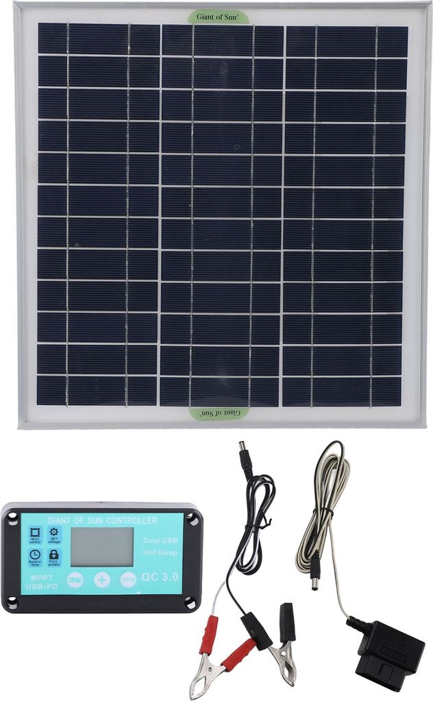 50w MPPT Solarpanel Monokristallines Silizium ABS Solar Produktbild 