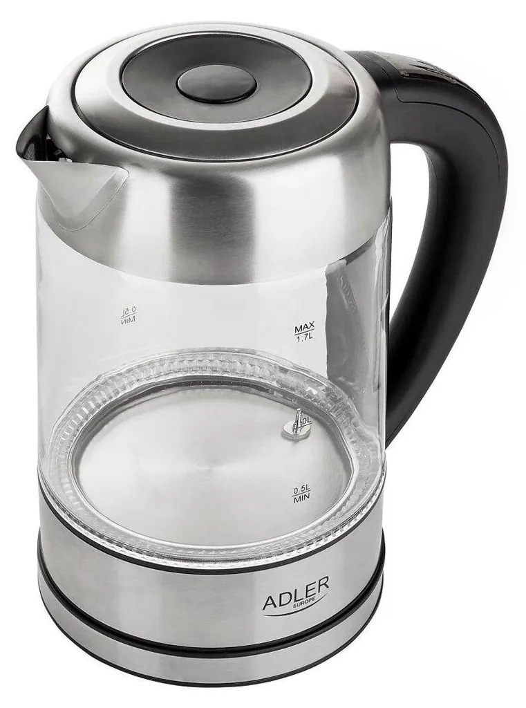 Bouilloire Électrique Adler AD 1247 NEW 1,7 L Hazelnut Inox 2200W