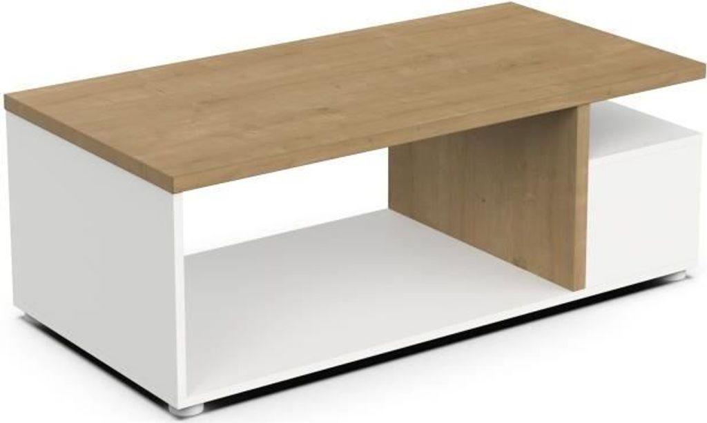 Table basse rectangulaire ACCESS - 3 Niches -Reproduction Image du produit 