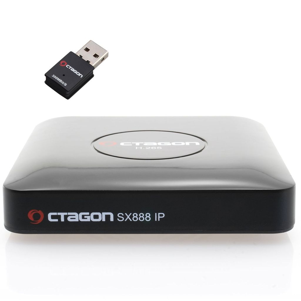 Octagon SX888 IP HEVC Full HD LAN USB H.265 IPTV m3u VOD Produktbild 