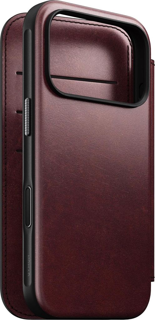 NOMAD Modern Leather Folio - skórzane etui do iPhone 17 Zdjęcie produktu 