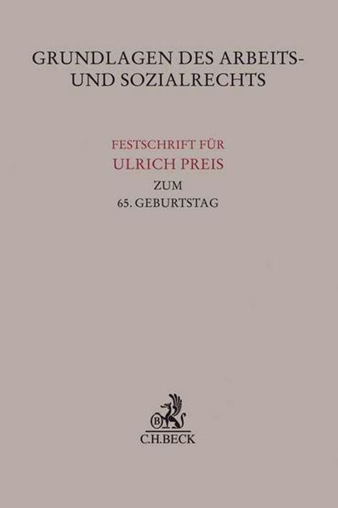 Grundlagen des Arbeits- und Sozialrechts
