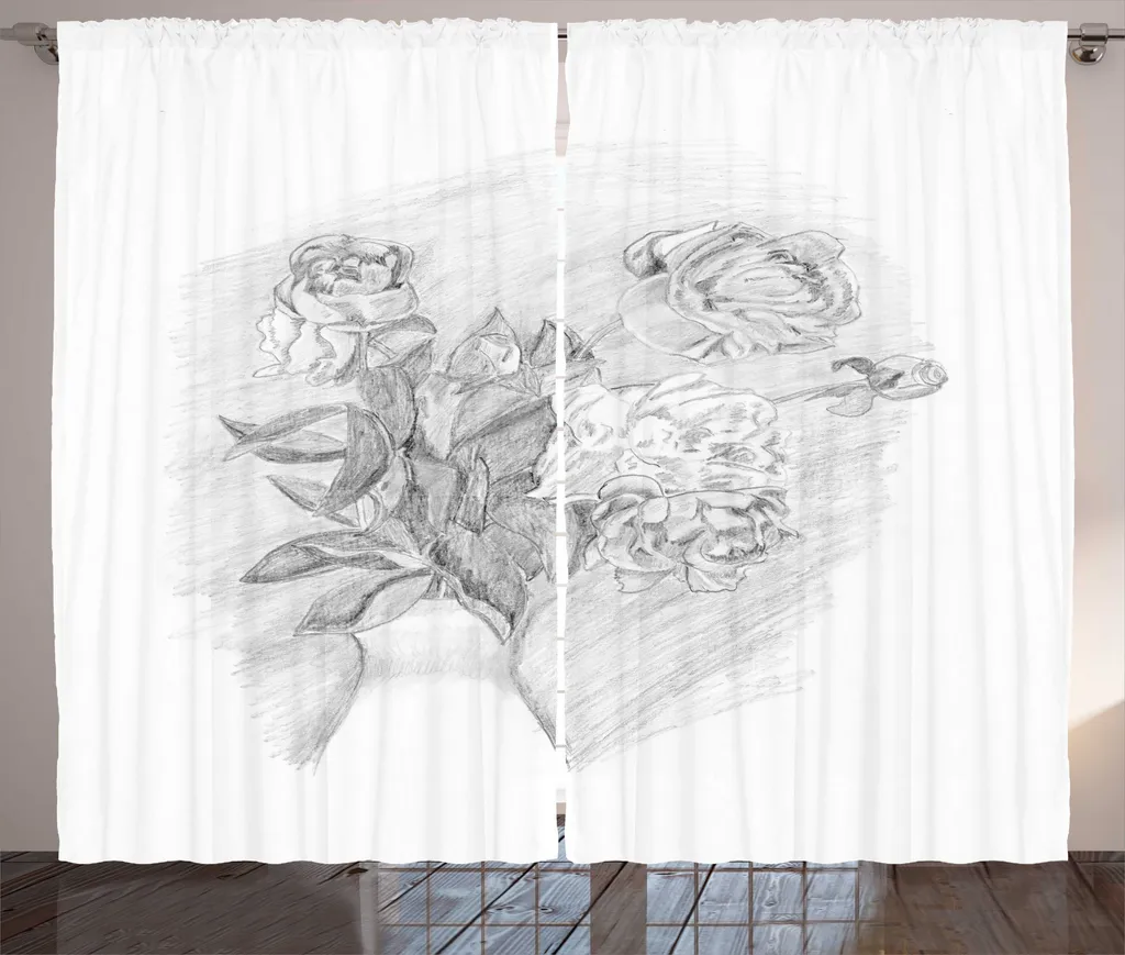 Rideau occultant partiel gris 280x225 cm pour intimité et décoration