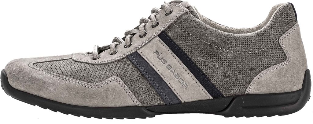 Pius Gabor Sneaker - Grau Leder Größe: 47 Normal