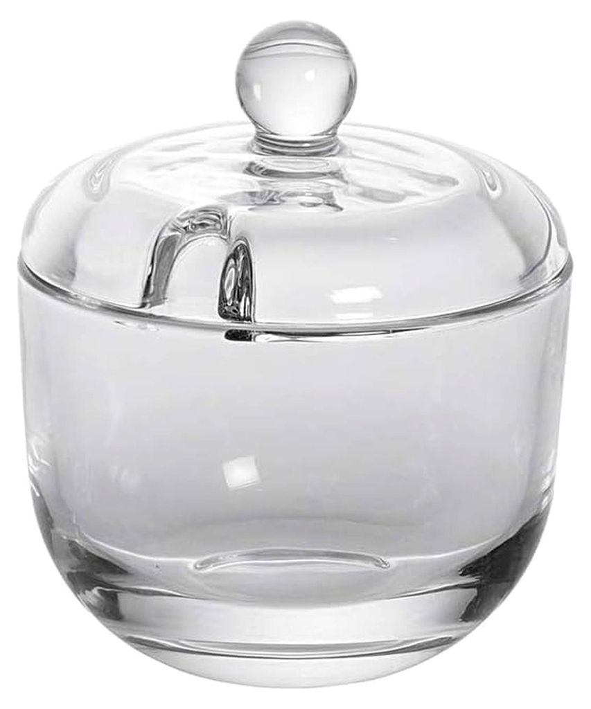 Leonardo 061141 transparent Glas Zuckerdose Zuckerdose (90 mm, 90 mm, 105 mm)