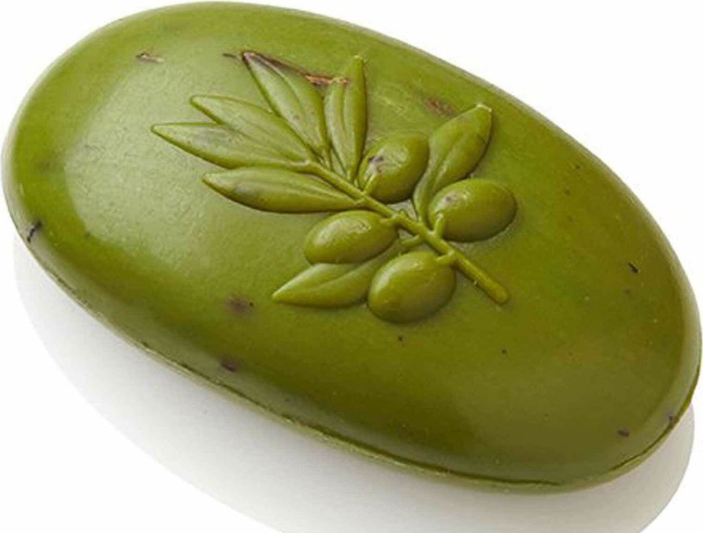 Ovis Schafmilchseife Seife Olive-Grün Oval 110g