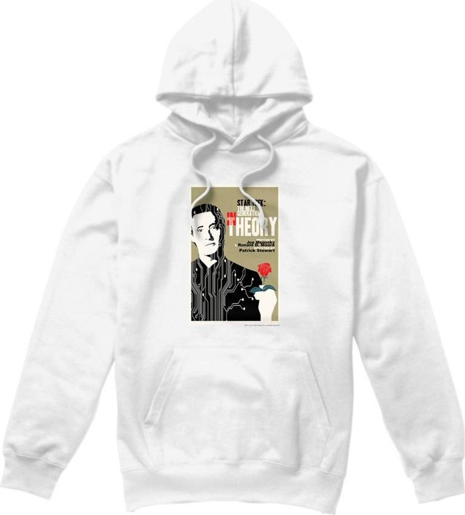 Star Trek - "The Next Generation Season 4 Episode 25" Kapuzenpullover für Herren TV7970 (L) (Weiß)