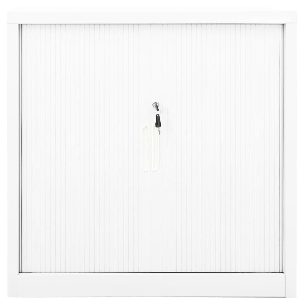 vidaXL Armadio con porta scorrevole bianco 90x40x90 cm Immagine del prodotto 