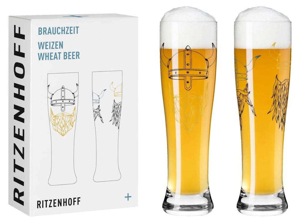 Brauchzeit Weizenbierglas-Set #17, #18 Von Ana Vasconcelos Produktbild 