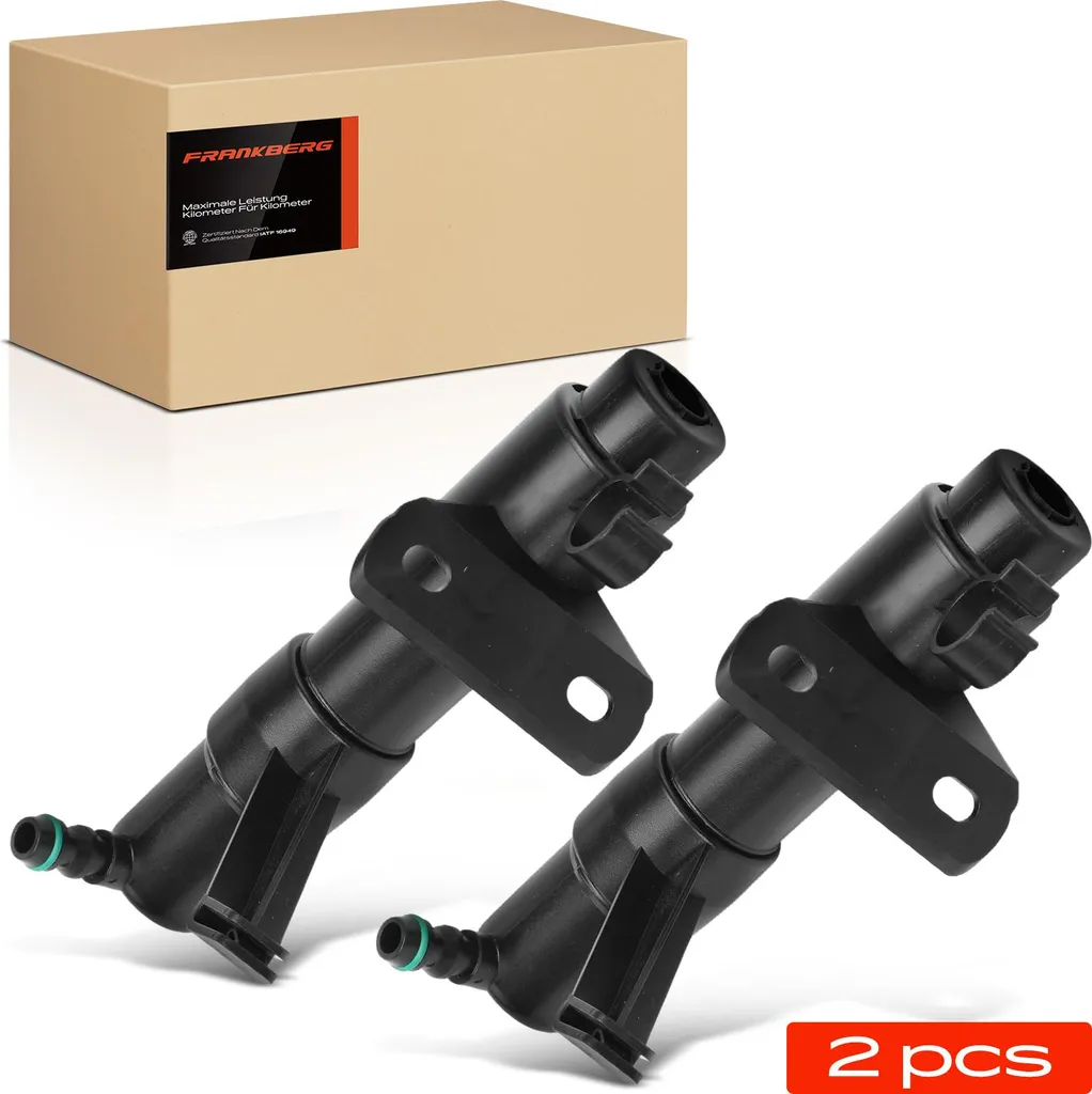 Frankberg 2x Lave-phare Buse de Lavage Avant pour VW Touareg 7LA 7L6
