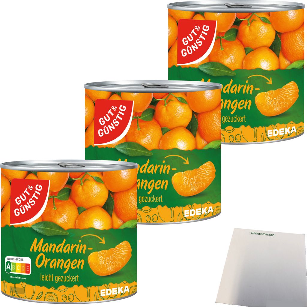 Gut & Günstig Mandarin-Orangen Mandarinen in der Dose Produktbild 