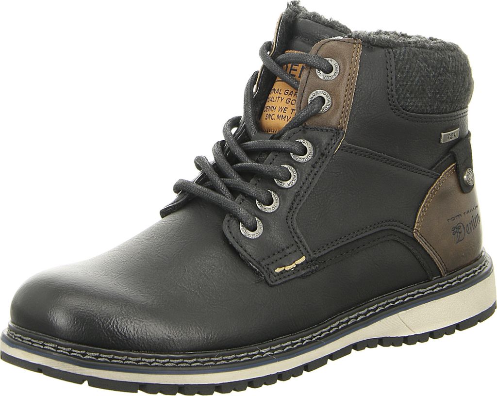 Tom Tailor Schnürstiefel Schwarz Produktbild 11