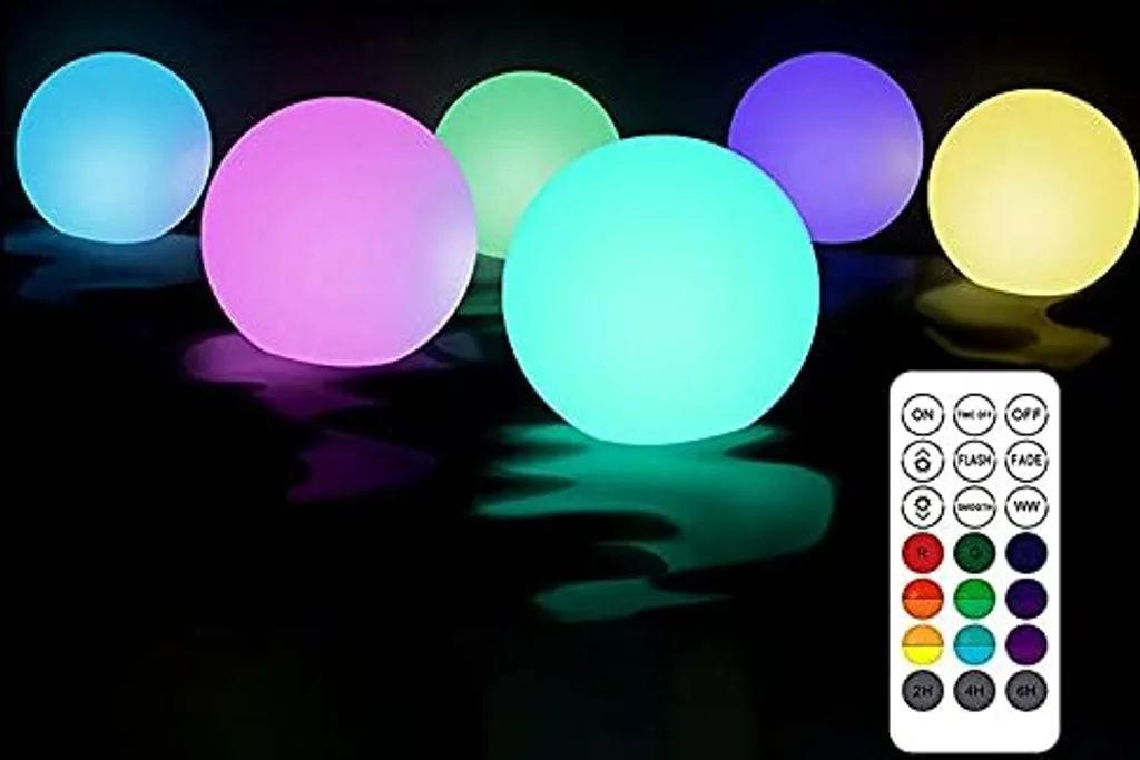 Luci Galleggianti Piscina 6 Pezzi: LED IP68 per Spa e Giardino Esterno