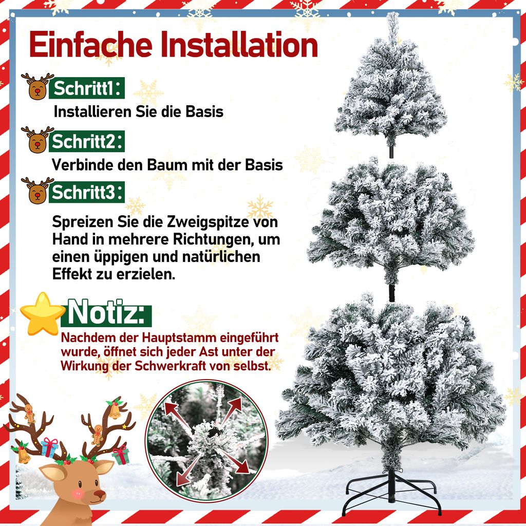 Albero di Natale artificiale Wally verde H 210 cm | Leroy Merlin