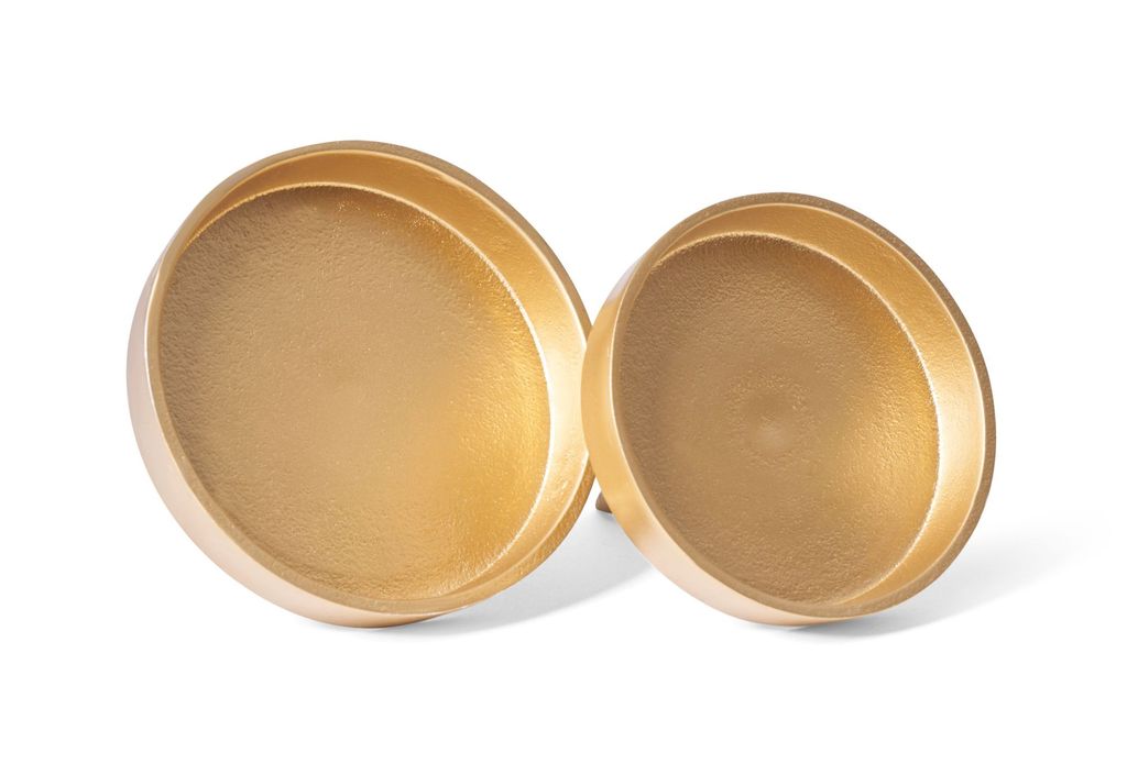 Novaliv 8x Kerzentülle ohne Dorn 8,5cm GOLD ALUMINIUM Produktbild 4