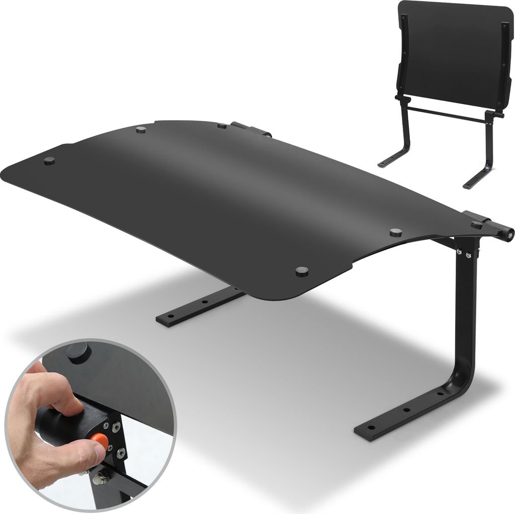 Hengda Rasenmäher Garage für Mähroboter Carport Klappbare Überdachung DachStahlrahmen Metall Pulverbeschichtet 73x57x40cm Schwarz