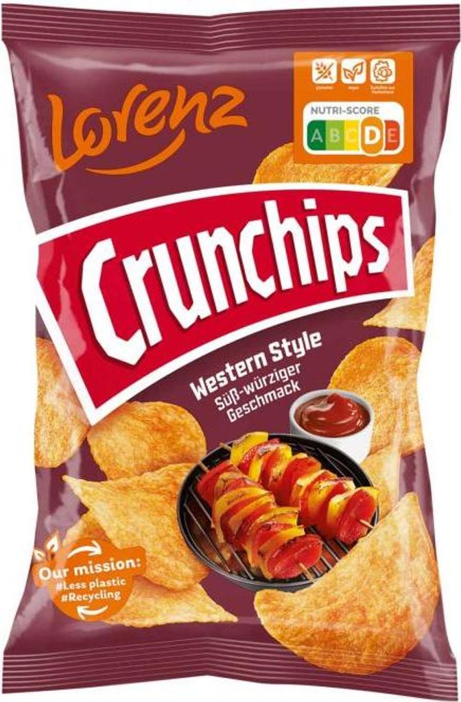 Crunchips 310465 Crunchips Western Style Chips 150,0 g Image du produit 