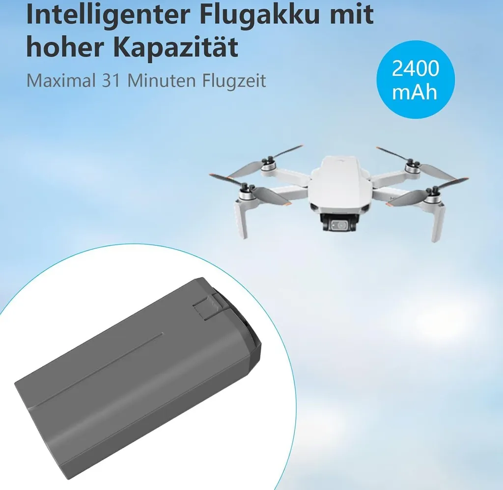 Batterie DJI Mini 2 : Solution Autonomie Faible pour Vol Prolongé - 14