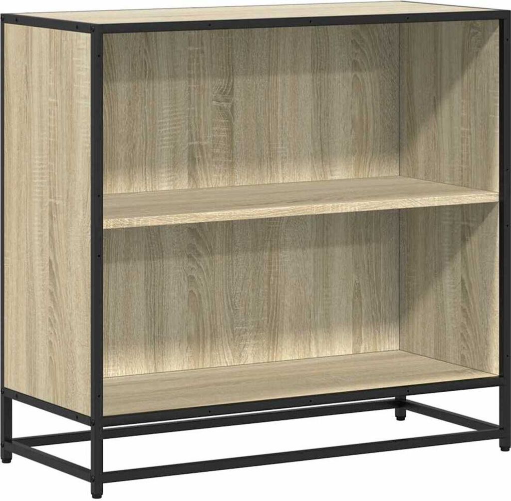vidaXL Bücherregal Sonoma-Eiche 80,5x35x76 cm Holzwerkstoff