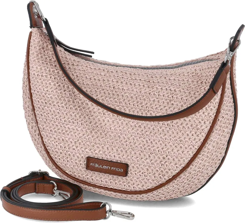 Borsa Rosa Intrecciata Fräulein Frida - Hobo Bag Donna Fashion 2026