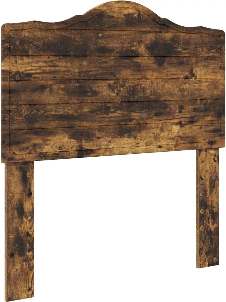 Testiera Letto 100 cm Legno Rovere Affumicato | Lusso Accessibile