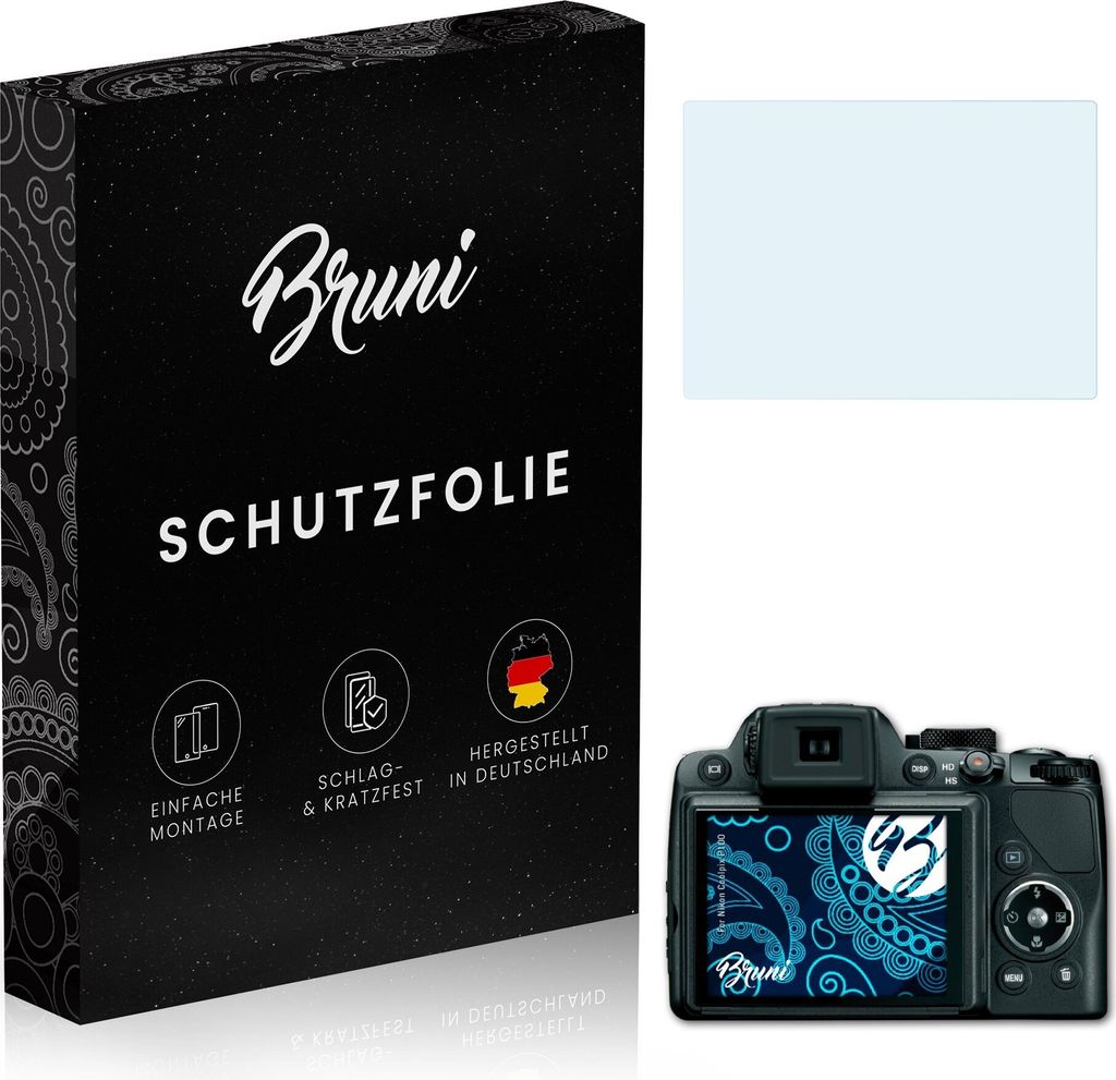 atFoliX 4054274660527, Transparent, Nikon, Coolpix P100, Klare Bildschirmschutzfolie, Kratzresistent, Glänzend