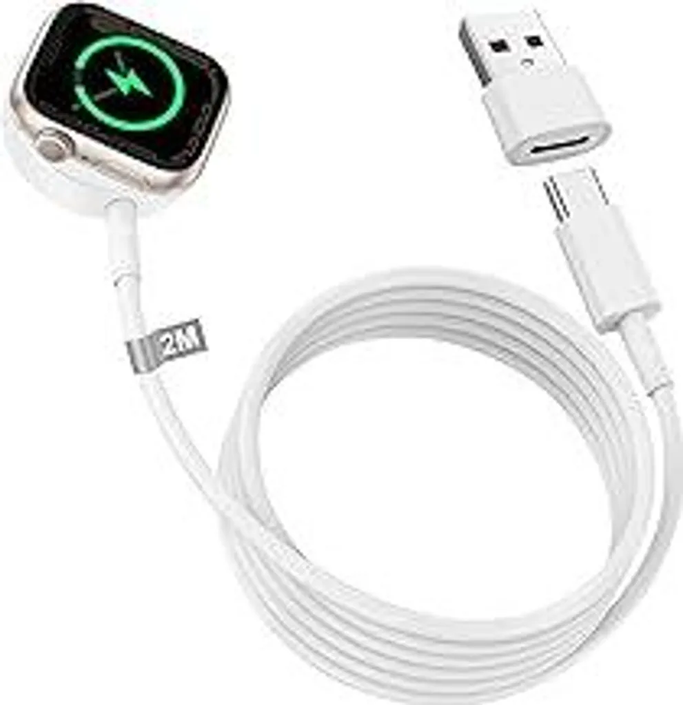Cavo iWatch USB C 2M Ricarica Rapida Magnetica per Apple Watch Ultra/9
