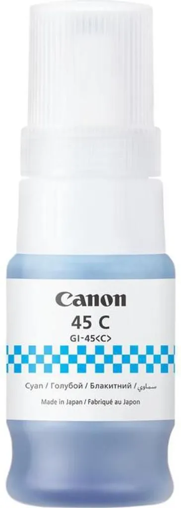 Inchiostro Canon GI-45C Ciano 6285C001 Originale - Resa 3000 Pagine