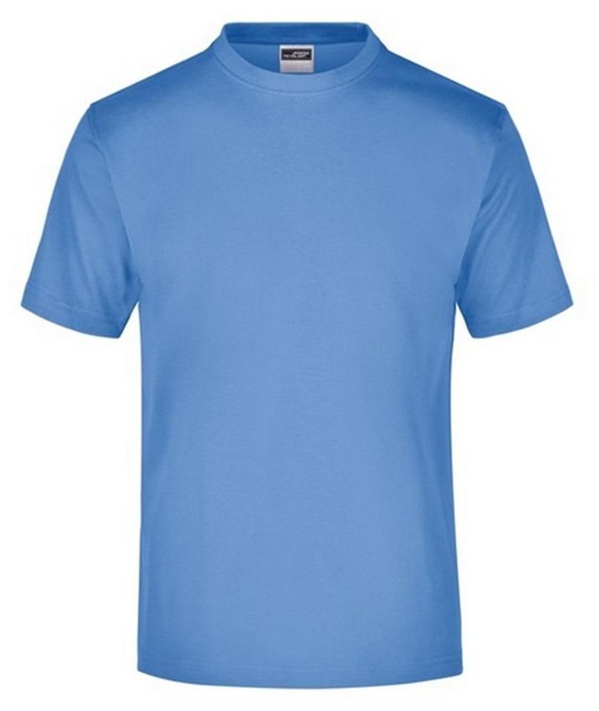 James and Nicholson - "Medium" T-Shirt Rundhalsausschnitt für Herren/Damen Uni LT2519 (XXL) (Aquablau)