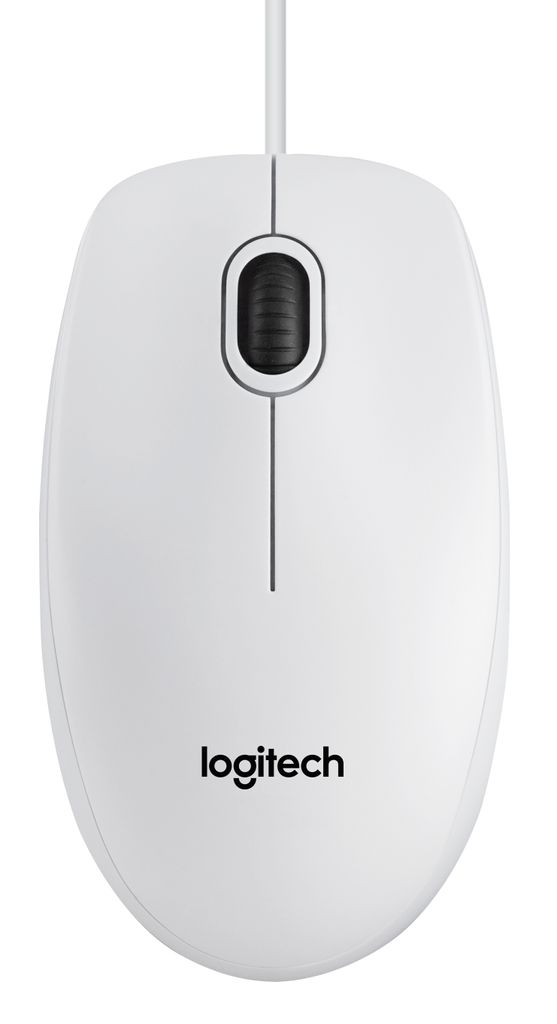 Logitech | Przenośna mysz optyczna | B100 | Biały Zdjęcie produktu 