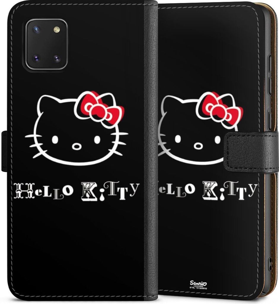 DeinDesign Klapphülle für Samsung Galaxy Note 10 lite Handytasche Lederhülle Tasche Fanartikel Hello Kitty Kawaii
