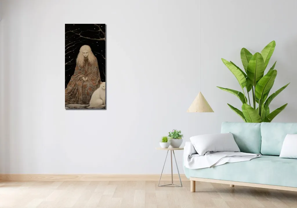 Tableau Chemin forestier 40x90 cm - Impression HD sur toile tendue