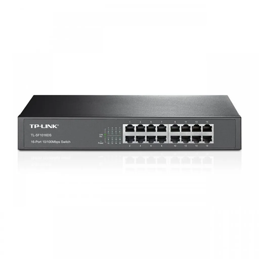 Switch TP-Link TL-SF1016DS V3.0 Rackable 16 Ports RJ45 10/100 Mbps