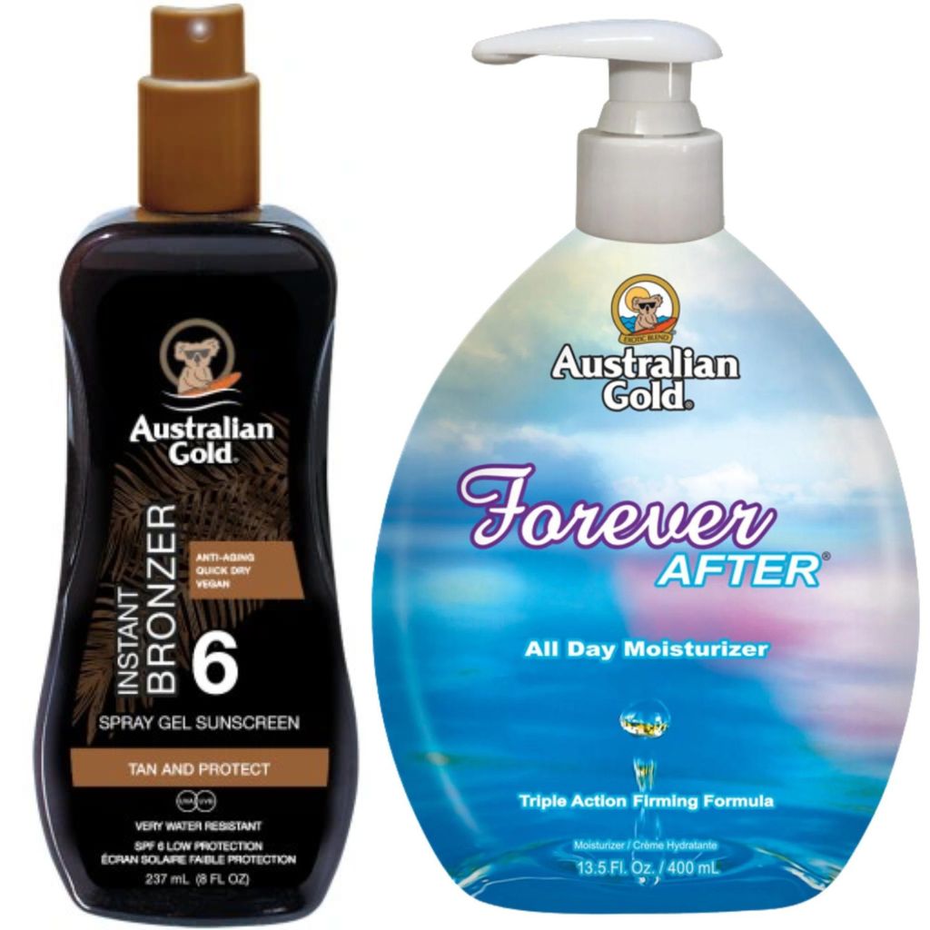 Australian Gold Bronzer Spray Gel SPF6 + Forever After 400ml