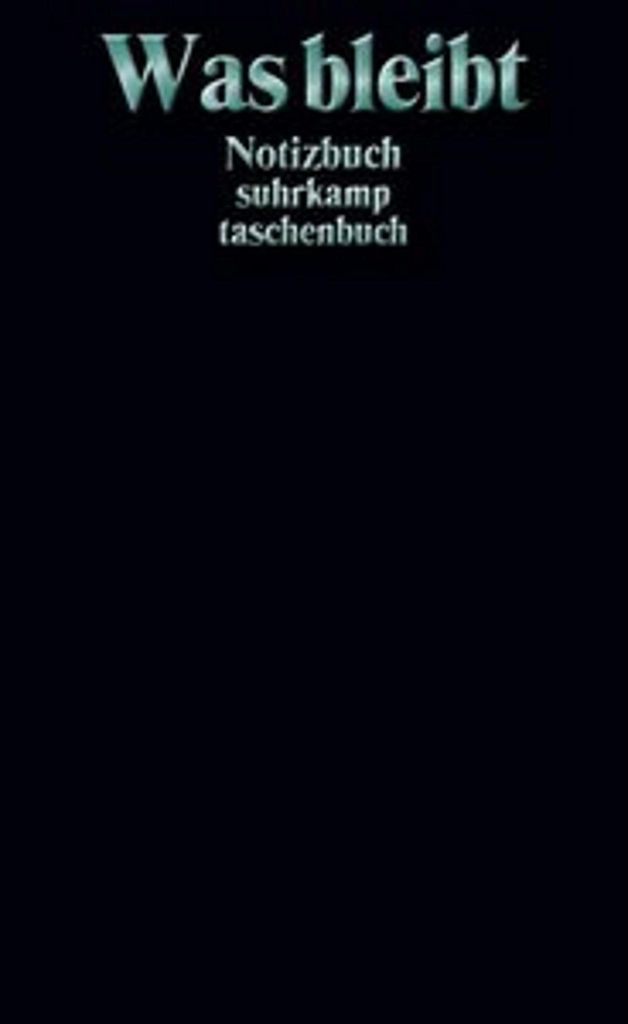 Notizbuch »Was bleibt«