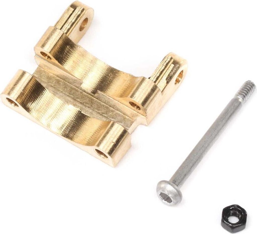 Axial Rear Upper Link Mount, Brass 1.5g: SCX24